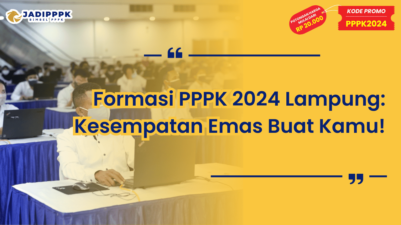 Formasi PPPK 2024 Lampung