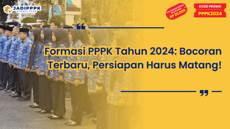 Formasi PPPK Tahun 2024