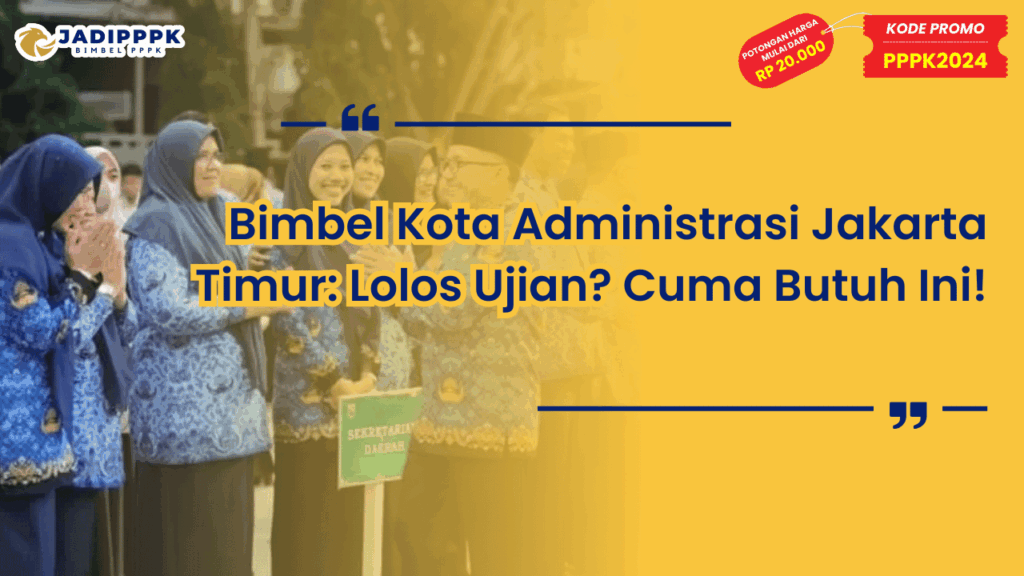 Bimbel Kota Administrasi Jakarta Timur