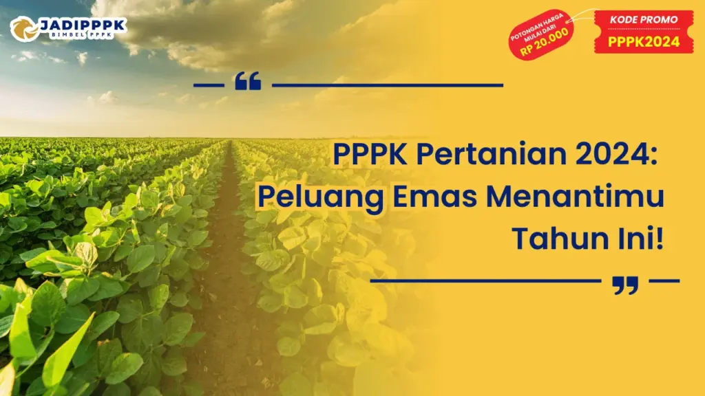 PPPK Pertanian 2024