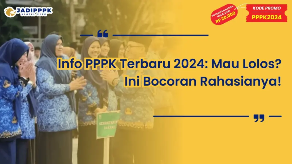Info PPPK Terbaru 2024