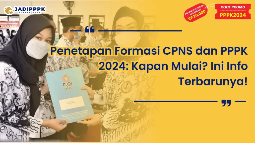 Penetapan Formasi CPNS dan PPPK 2024