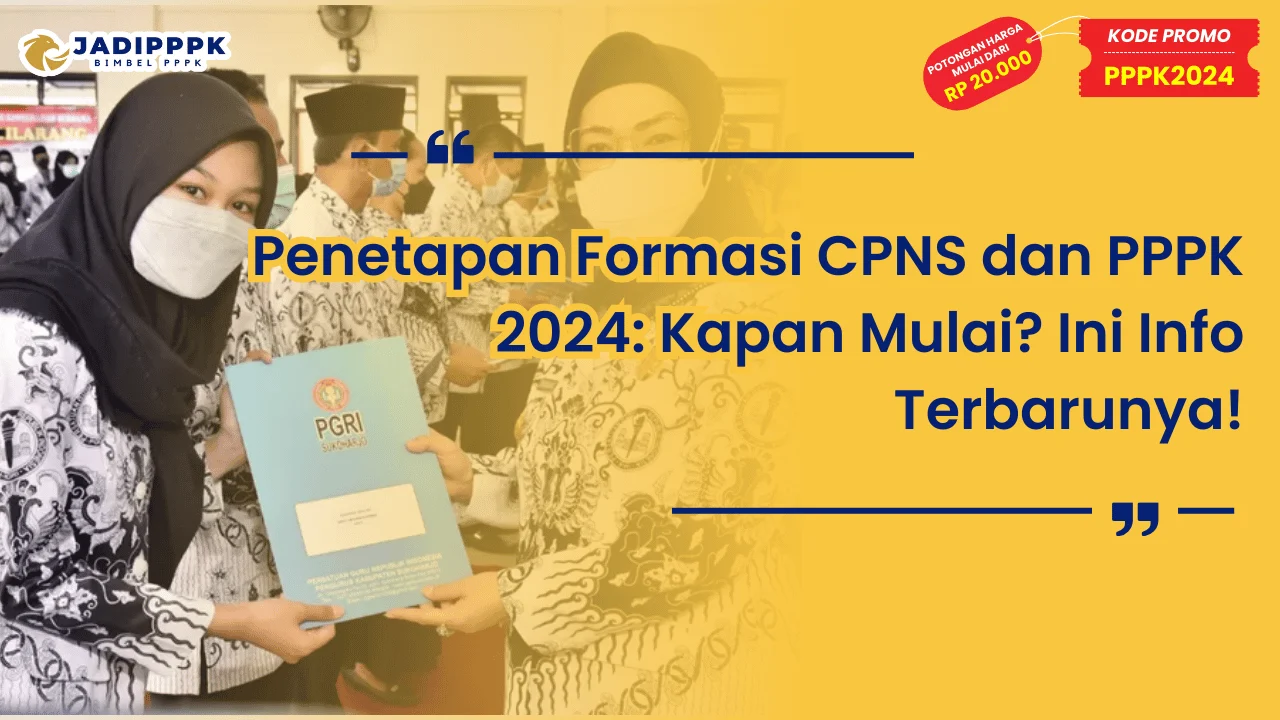Penetapan Formasi CPNS dan PPPK 2024