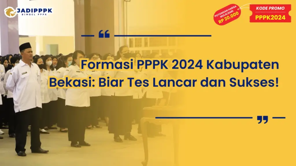 Formasi PPPK 2024 Kabupaten Bekasi