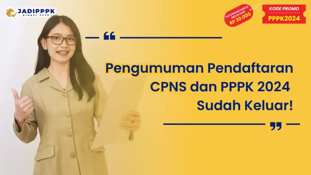 Pengumuman Pendaftaran CPNS dan PPPK 2024