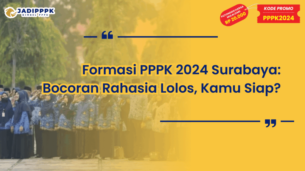 Formasi PPPK 2024 Surabaya