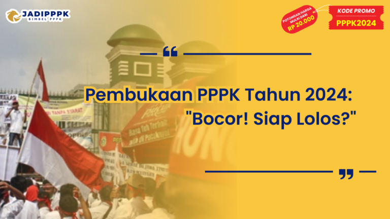 Pembukaan PPPK Tahun 2024