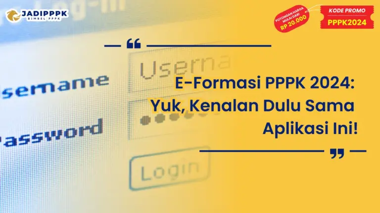 E-Formasi PPPK 2024