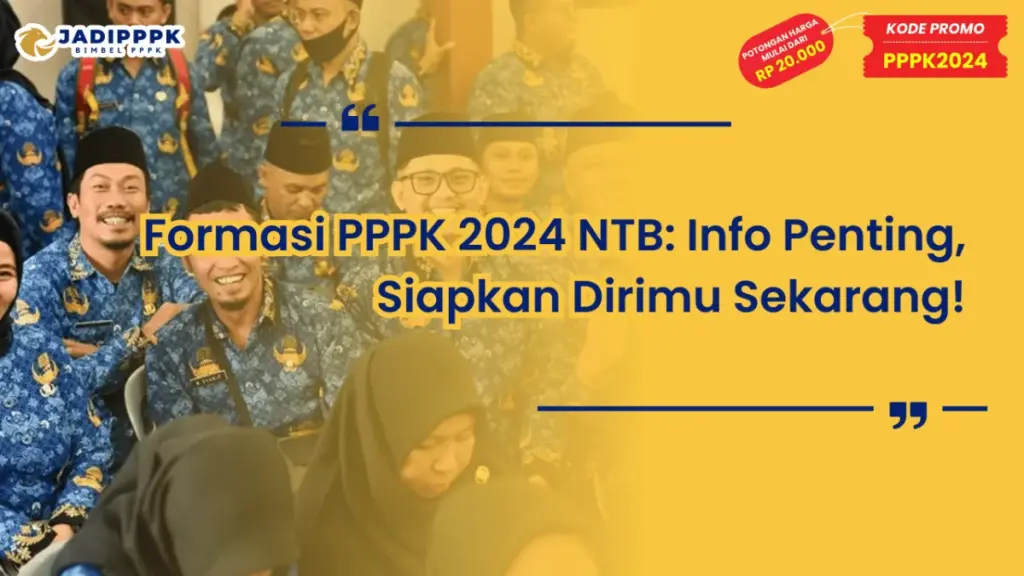 Formasi PPPK 2024 NTB