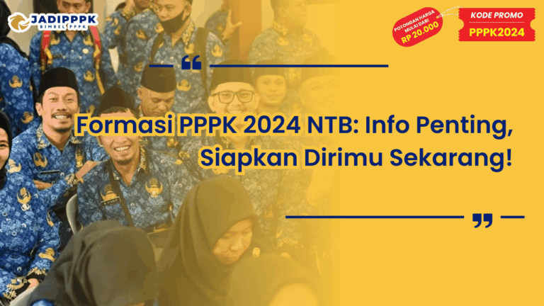 Formasi PPPK 2024 NTB