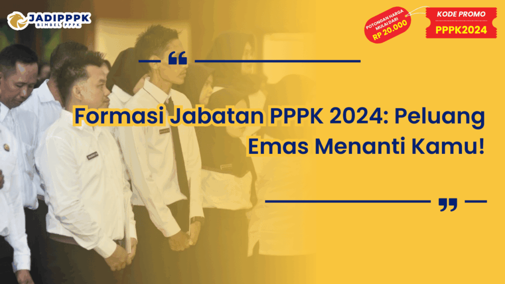 Formasi Jabatan PPPK 2024