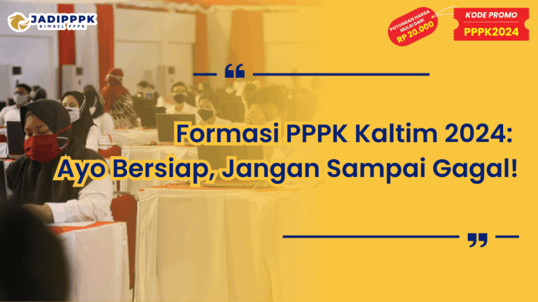 Formasi PPPK Kaltim 2024