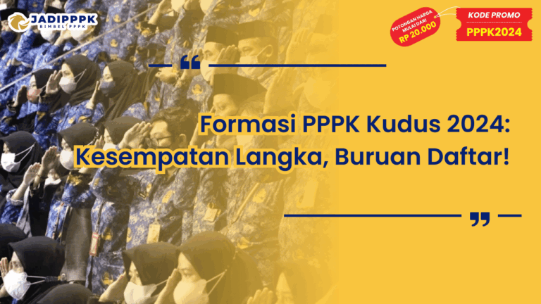Formasi PPPK Kudus 2024
