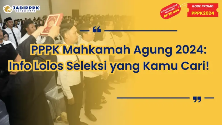 PPPK Mahkamah Agung 2024