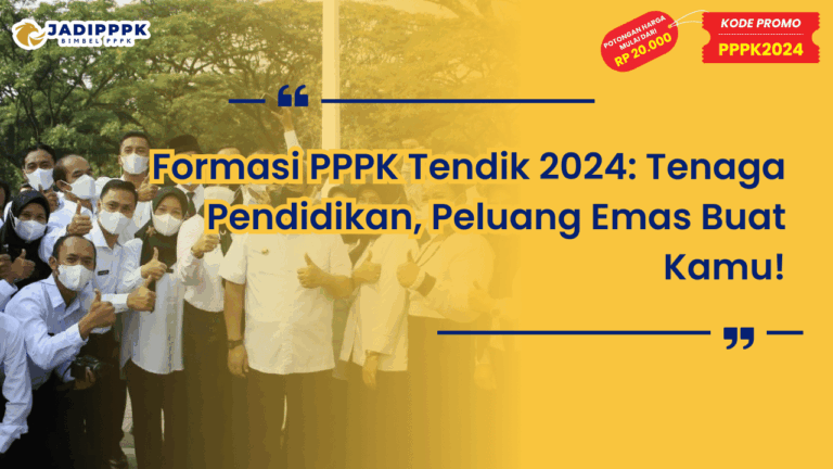 Formasi PPPK Tendik 2024