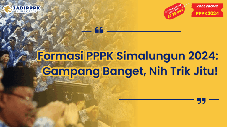 Formasi PPPK Simalungun 2024
