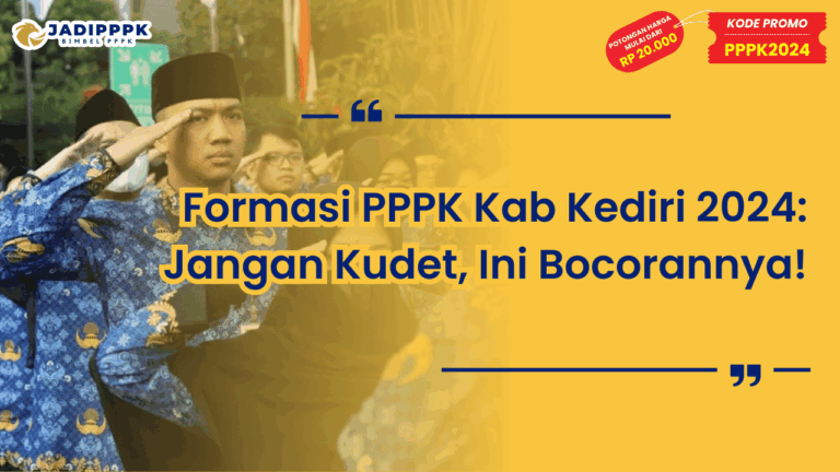Formasi PPPK Kab Kediri 2024