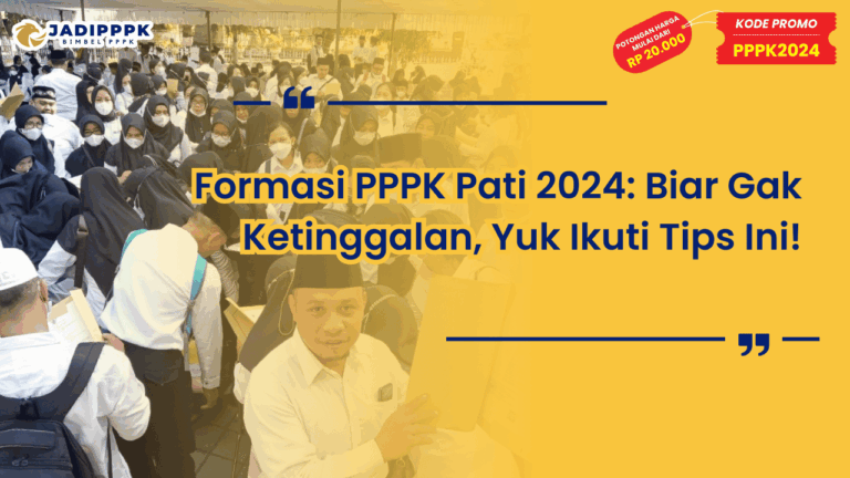 Formasi PPPK Pati 2024
