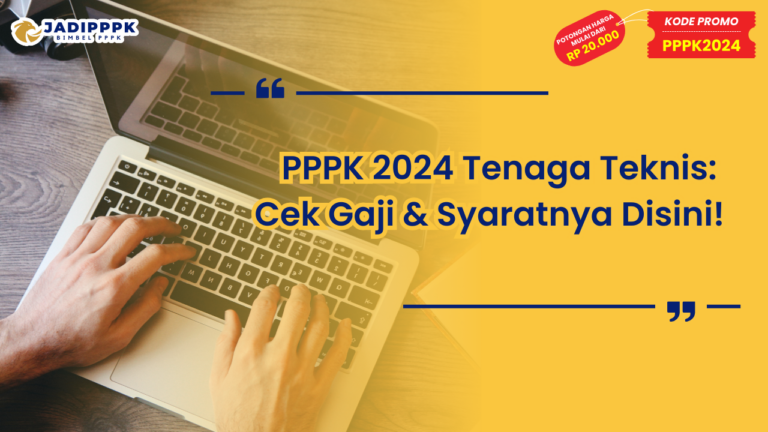 PPPK 2024 Tenaga Teknis