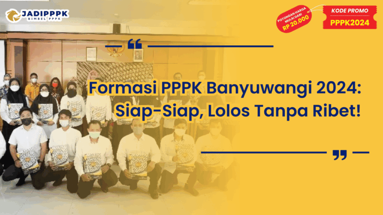 Formasi PPPK Banyuwangi 2024