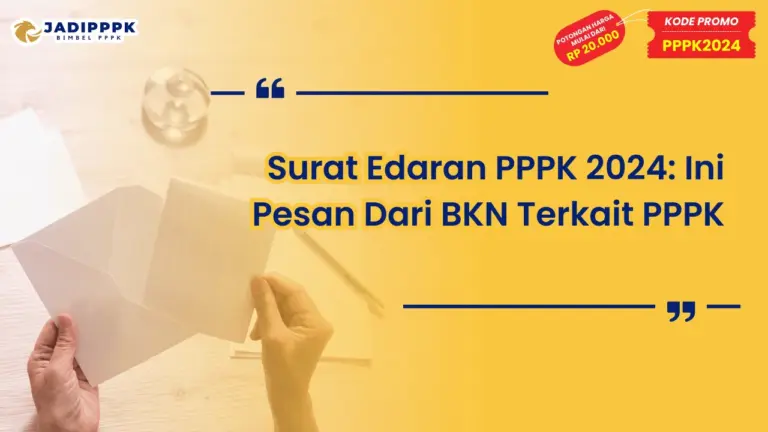 Surat Edaran PPPK 2024