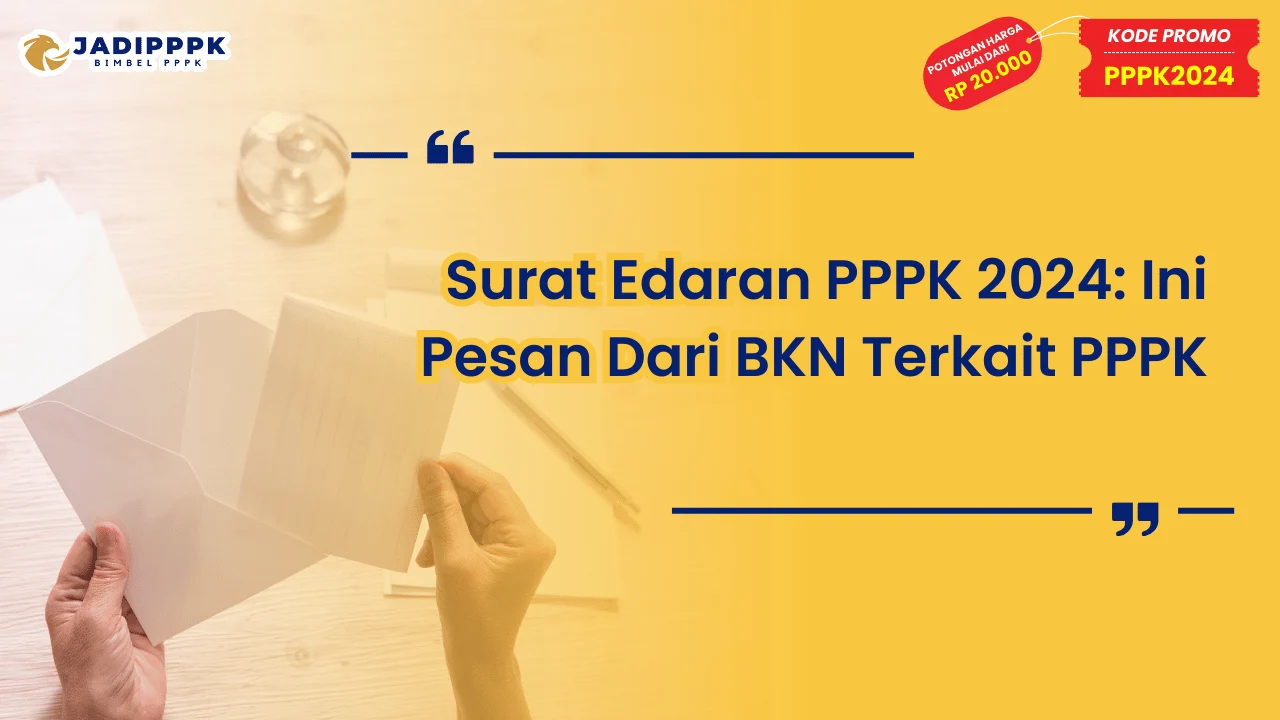 Surat Edaran PPPK 2024