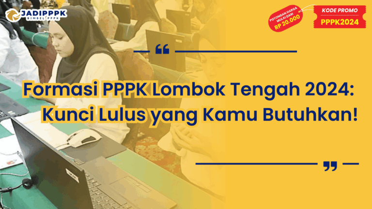 Formasi PPPK Lombok Tengah 2024