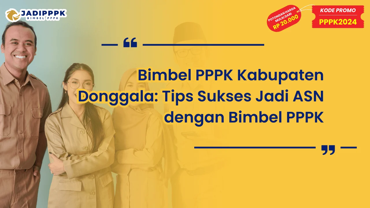 Bimbel PPPK Kabupaten Donggala