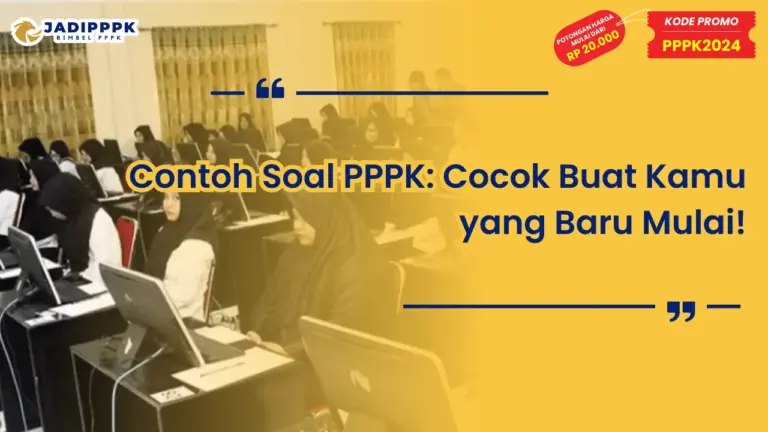Contoh Soal PPPK