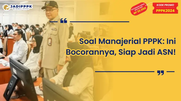 Soal Manajerial PPPK