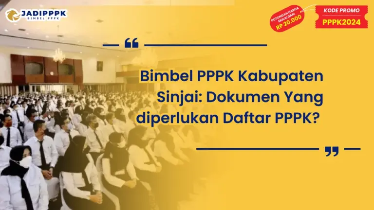Bimbel PPPK Kabupaten Sinjai