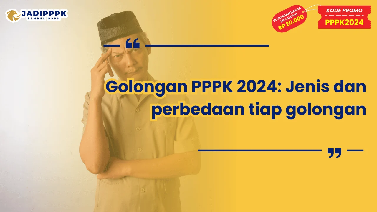 Golongan PPPK 2024