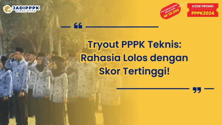 Tryout PPPK Teknis