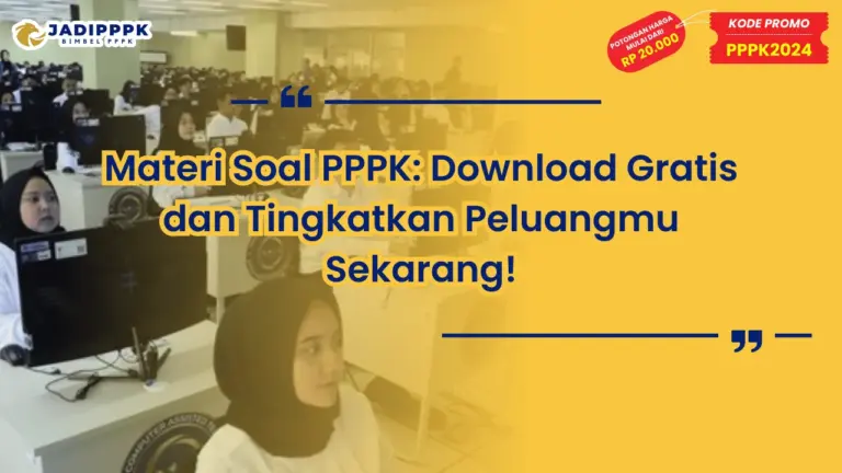 Materi Soal PPPK