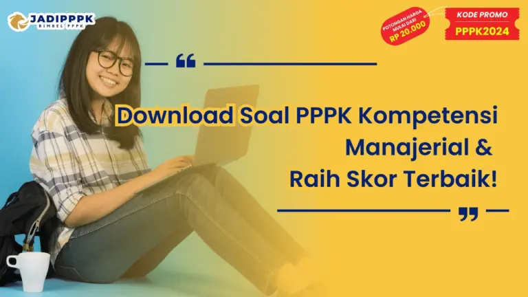 Download Soal PPPK Kompetensi Manajerial