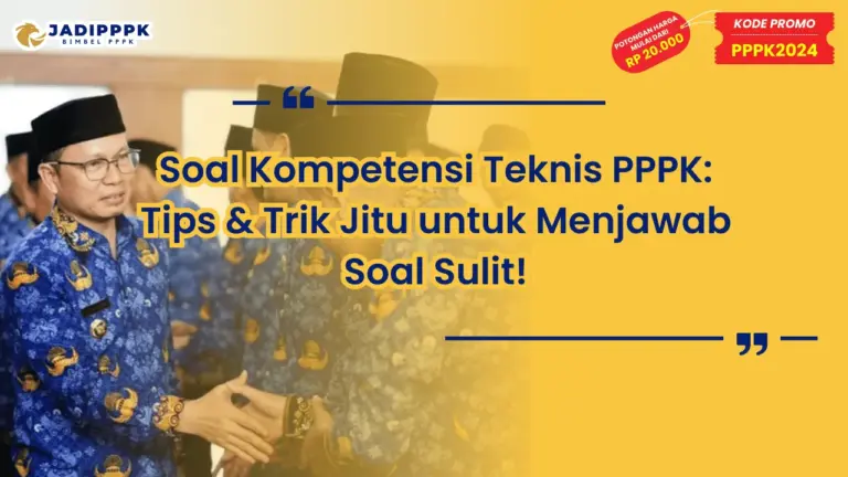 Soal Kompetensi Teknis PPPK