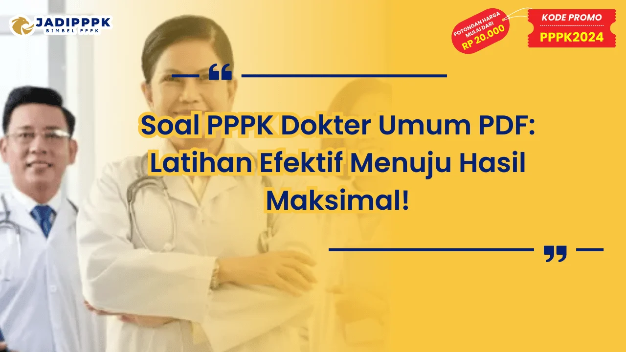 Soal PPPK Dokter Umum PDF