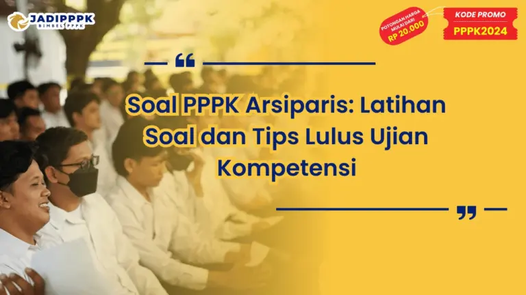 Soal PPPK Arsiparis