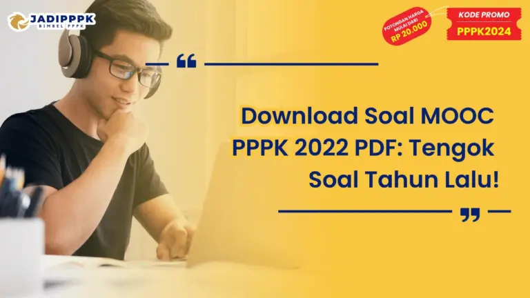 Download Soal MOOC PPPK 2022 PDF