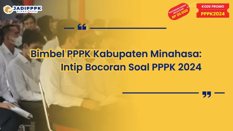 Bimbel PPPK Kabupaten Minahasa