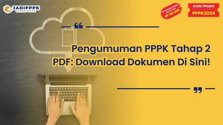 Pengumuman PPPK Tahap 2 PDF