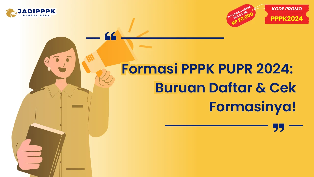 Formasi PPPK PUPR 2024