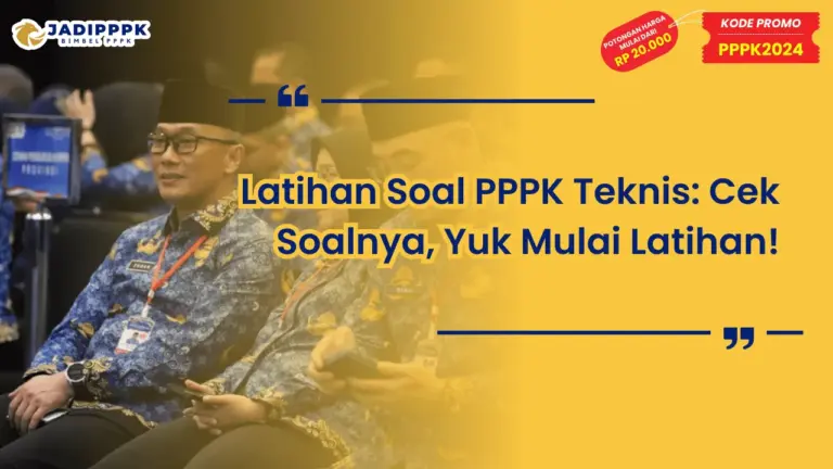 Latihan Soal PPPK Teknis