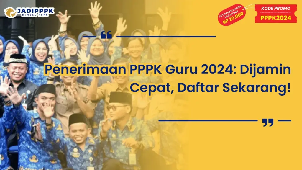 Penerimaan PPPK Guru 2024