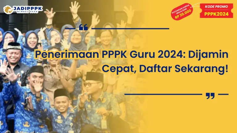 Penerimaan PPPK Guru 2024