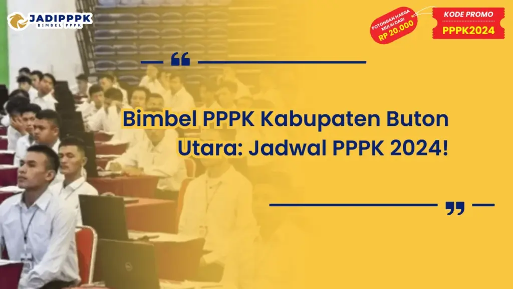 Bimbel PPPK Kabupaten Buton Utara