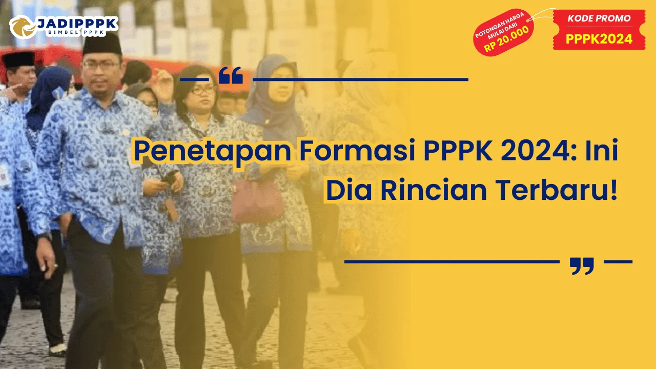 Penetapan Formasi PPPK 2024