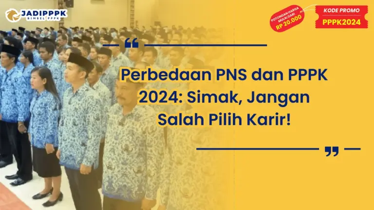 Perbedaan PNS dan PPPK 2024