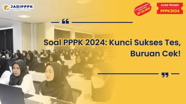 Soal PPPK 2024