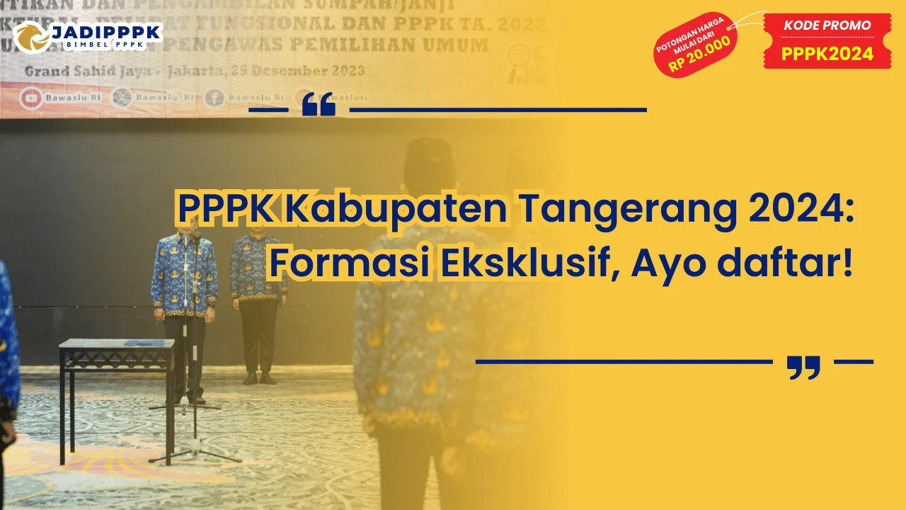 PPPK Kabupaten Tangerang 2024